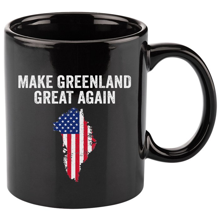Make Greenland Great Again Trump Meme 11oz C Handle Ceramic Mug