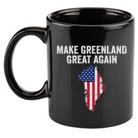 Make Greenland Great Again Trump Meme 11oz C Handle Ceramic Mug