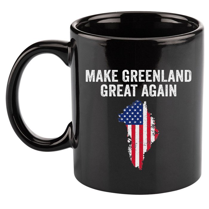 Make Greenland Great Again Trump Meme 11oz C Handle Ceramic Mug