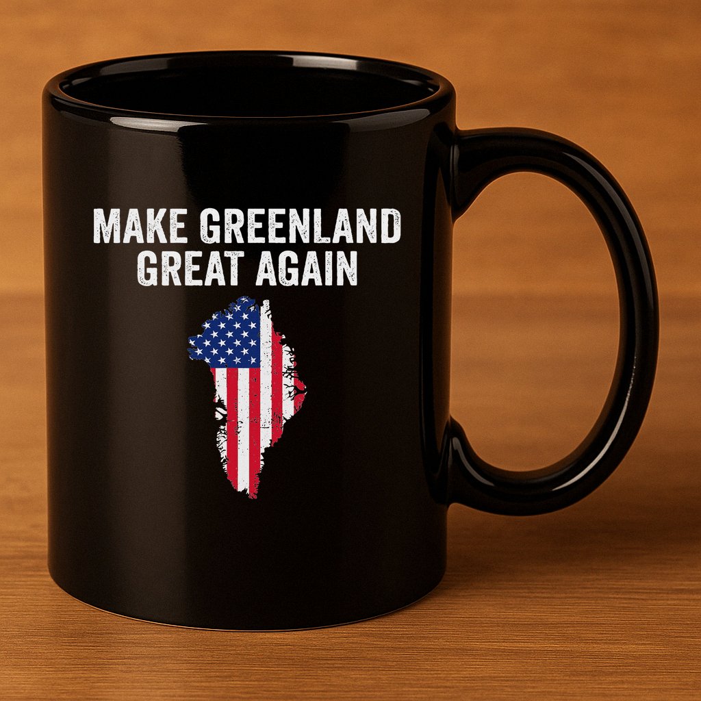 Make Greenland Great Again Trump Meme 11oz C Handle Ceramic Mug