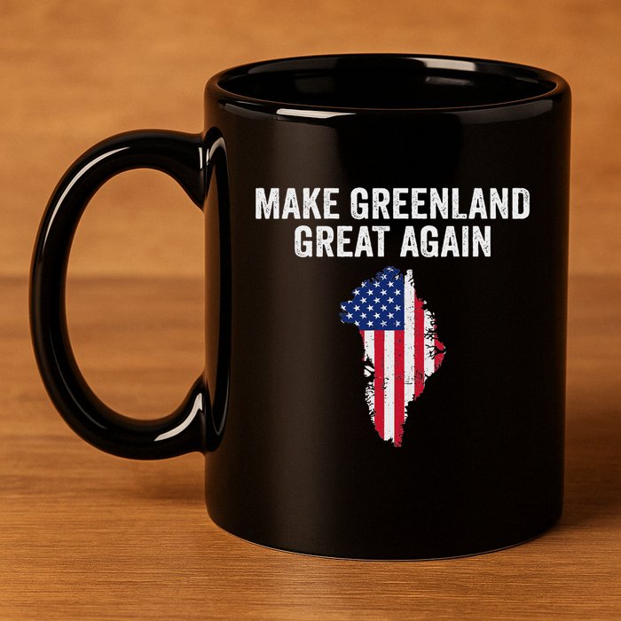 Make Greenland Great Again Trump Meme 11oz C Handle Ceramic Mug