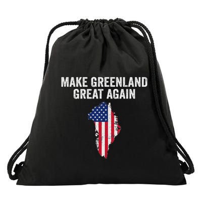 Make Greenland Great Again Trump Meme Drawstring Bag