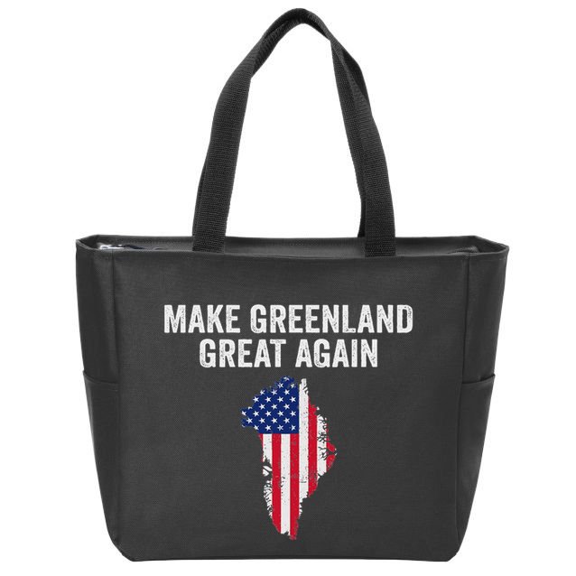 Make Greenland Great Again Trump Meme Zip Tote Bag