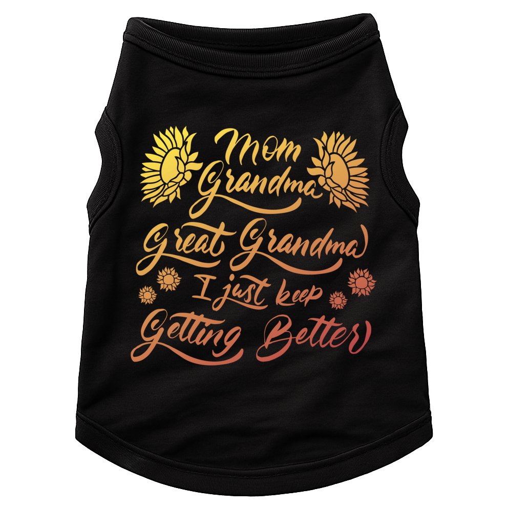 Mom Grandma Great Mom Funny Gift Doggie Tank