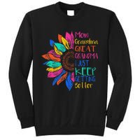 Mom Grandma Great Grandma I Just Keep Getting Better Sweatshirt