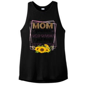 Mom Grandma Greatfunny Giftgrandma I Just Keep Getting Better Leopard Gift Ladies PosiCharge Tri-Blend Wicking Tank