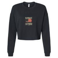 Make Garbage Great Again Garbage For Trump 2024 Cropped Pullover Crew