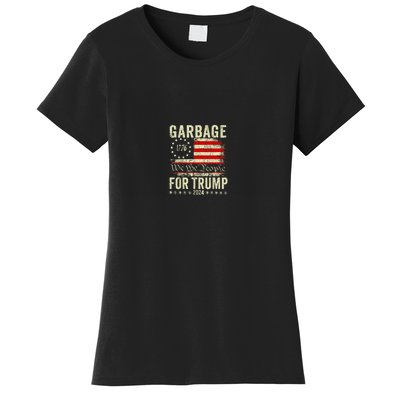 Make Garbage Great Again Garbage For Trump 2024 Women's T-Shirt