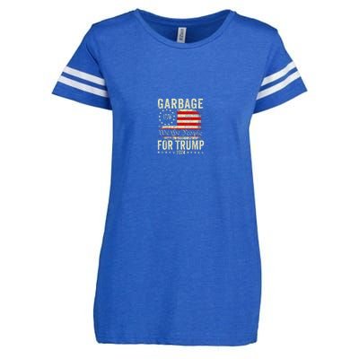 Make Garbage Great Again Garbage For Trump 2024 Enza Ladies Jersey Football T-Shirt