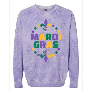 Mardi Gras Gift Colorblast Crewneck Sweatshirt