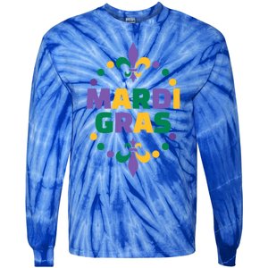 Mardi Gras Gift Tie-Dye Long Sleeve Shirt