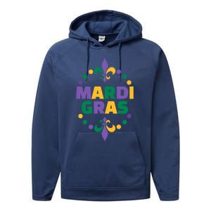 Mardi Gras Gift Performance Fleece Hoodie