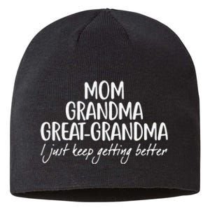 Mom Grandma Great Grandma Sustainable Beanie