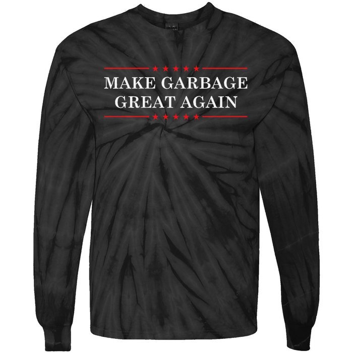 Make Garbage Great Again Us Election Tie-Dye Long Sleeve Shirt