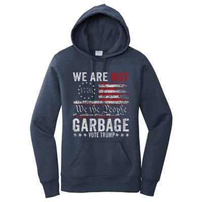 Make Garbage Great Again Garbage For Trump 2024 Women's Pullover Hoodie