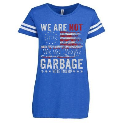 Make Garbage Great Again Garbage For Trump 2024 Enza Ladies Jersey Football T-Shirt