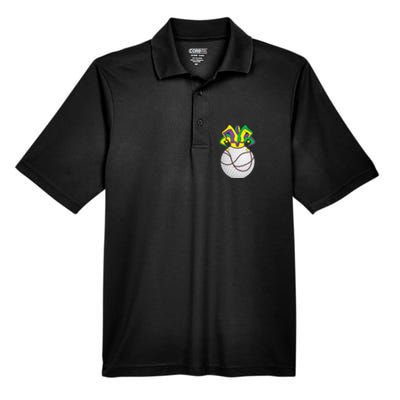 Mardi Gras Golf Jester Hat Funny Festival Party Men's Origin Performance Pique Polo