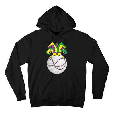 Mardi Gras Golf Jester Hat Funny Festival Party Hoodie