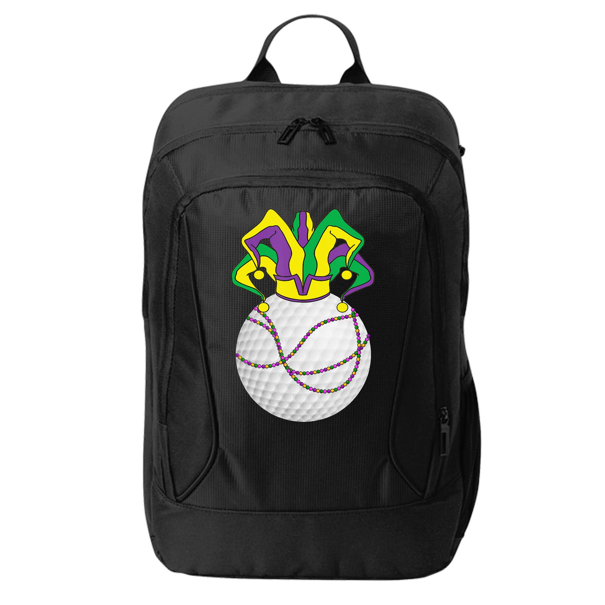 Mardi Gras Golf Jester Hat Funny Festival Party City Backpack
