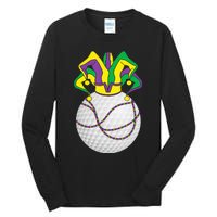 Mardi Gras Golf Jester Hat Funny Festival Party Tall Long Sleeve T-Shirt