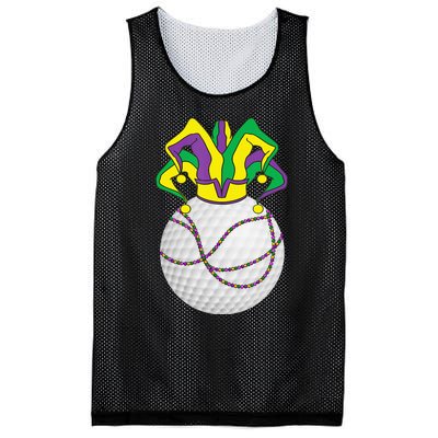 Mardi Gras Golf Jester Hat Funny Festival Party Mesh Reversible Basketball Jersey Tank