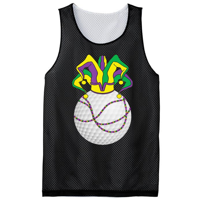 Mardi Gras Golf Jester Hat Funny Festival Party Mesh Reversible Basketball Jersey Tank