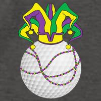 Mardi Gras Golf Jester Hat Funny Festival Party Vector Backpack