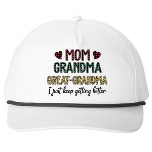 Mom Grandma Great Grandma Snapback Five-Panel Rope Hat