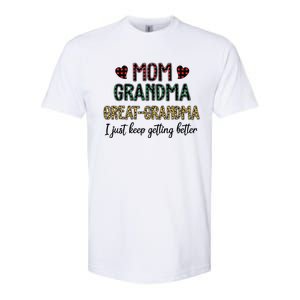 Mom Grandma Great Grandma Softstyle CVC T-Shirt