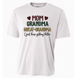 Mom Grandma Great Grandma Cooling Performance Crew T-Shirt