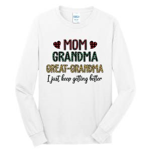 Mom Grandma Great Grandma Tall Long Sleeve T-Shirt