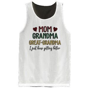 Mom Grandma Great Grandma Mesh Reversible Basketball Jersey Tank