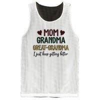 Mom Grandma Great Grandma Mesh Reversible Basketball Jersey Tank