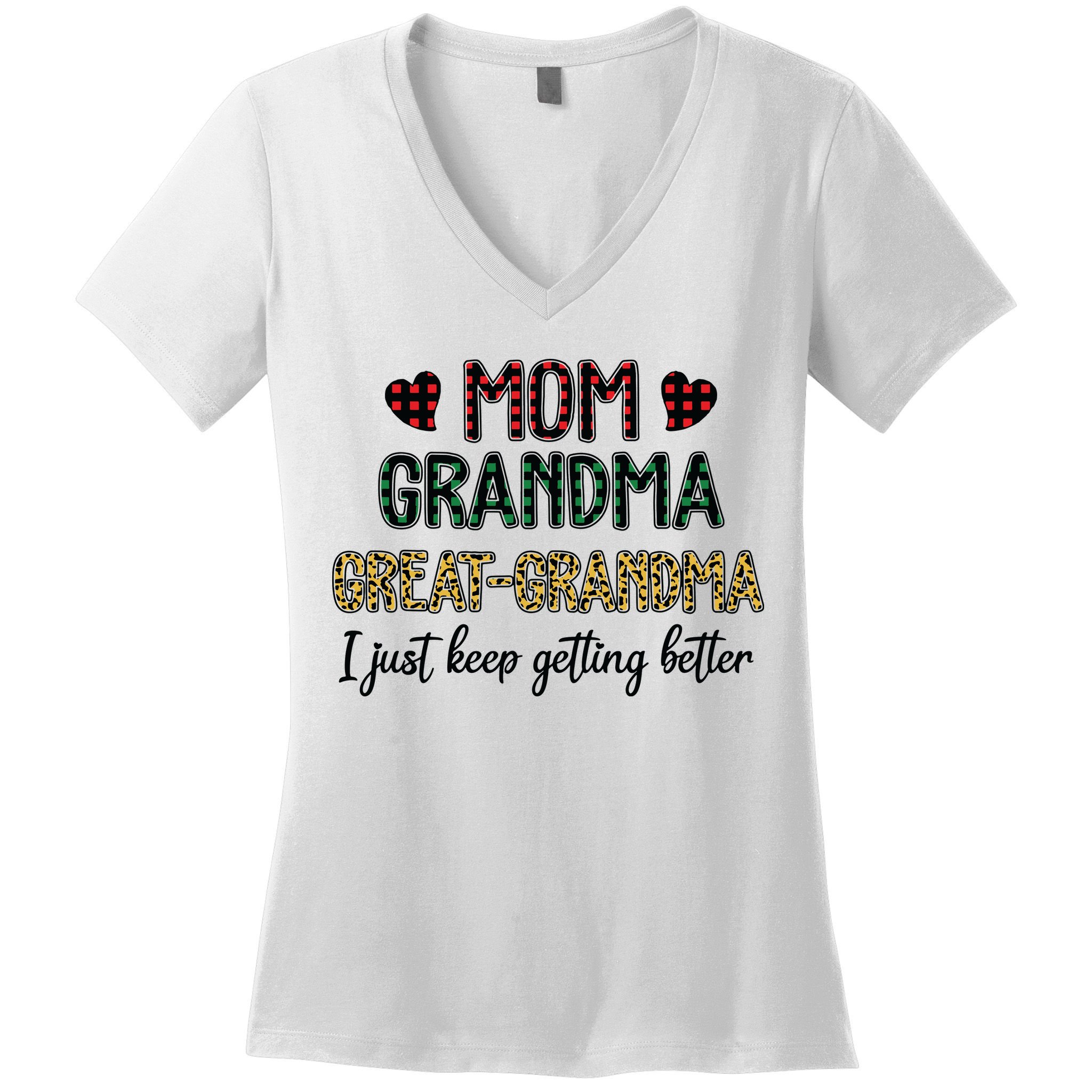 Mom Grandma Great Grandma Women's V-Neck T-Shirt