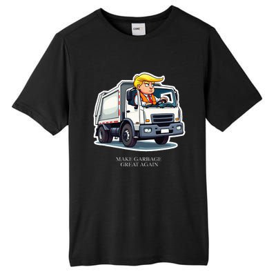 Make Garbage Great Again Funny Trump Garbage Truck Design Tall Fusion ChromaSoft Performance T-Shirt