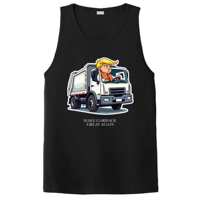 Make Garbage Great Again Funny Trump Garbage Truck Design PosiCharge Competitor Tank