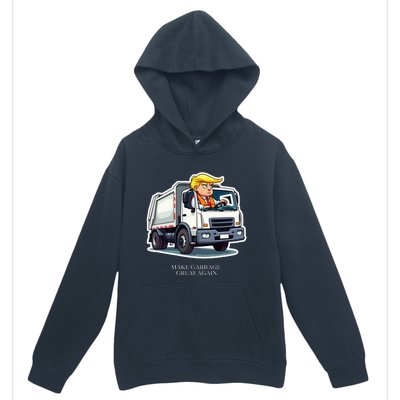 Make Garbage Great Again Funny Trump Garbage Truck Design Urban Pullover Hoodie