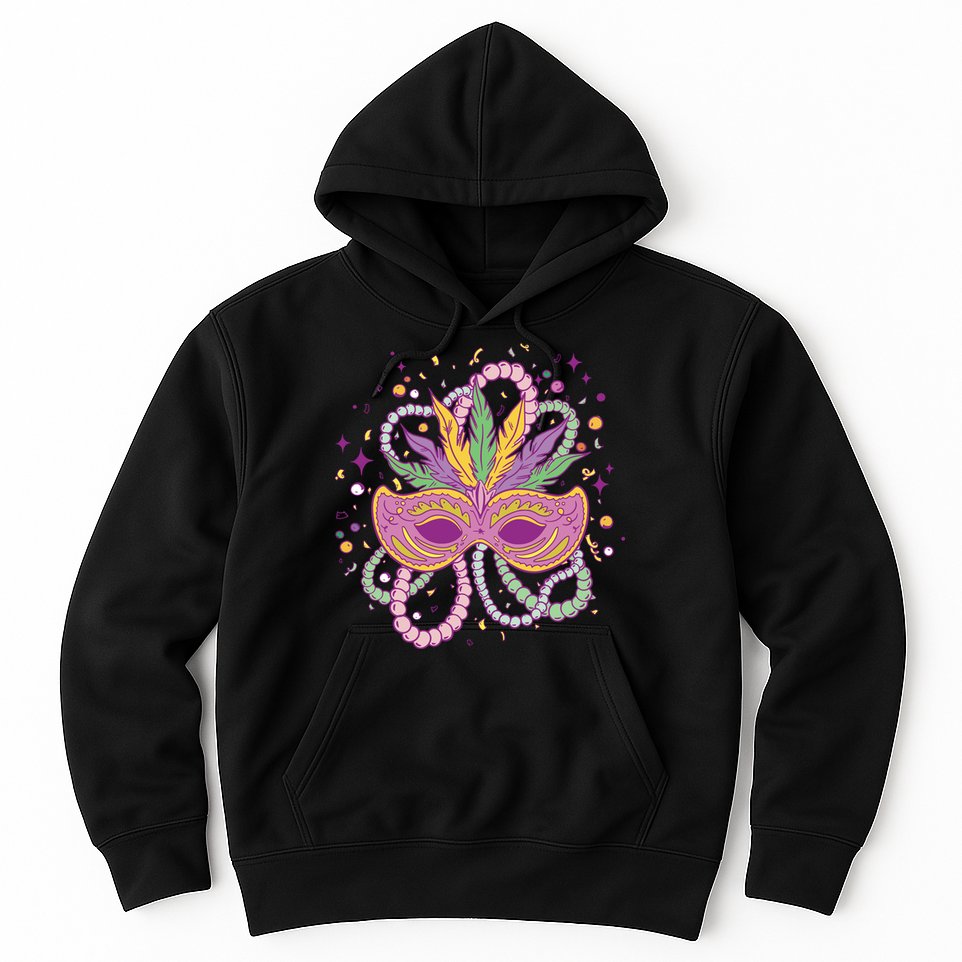 Mardi Gras Holiday Hoodie