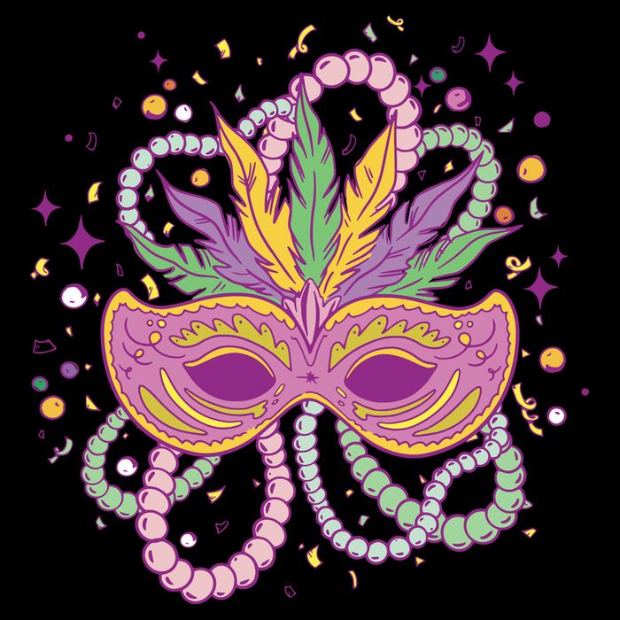 Mardi Gras Holiday Hoodie