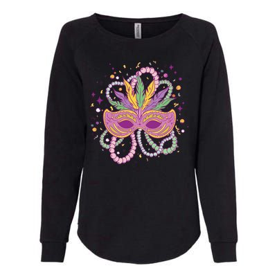 Mardi Gras Holiday Womens California Wash Sweatshirt