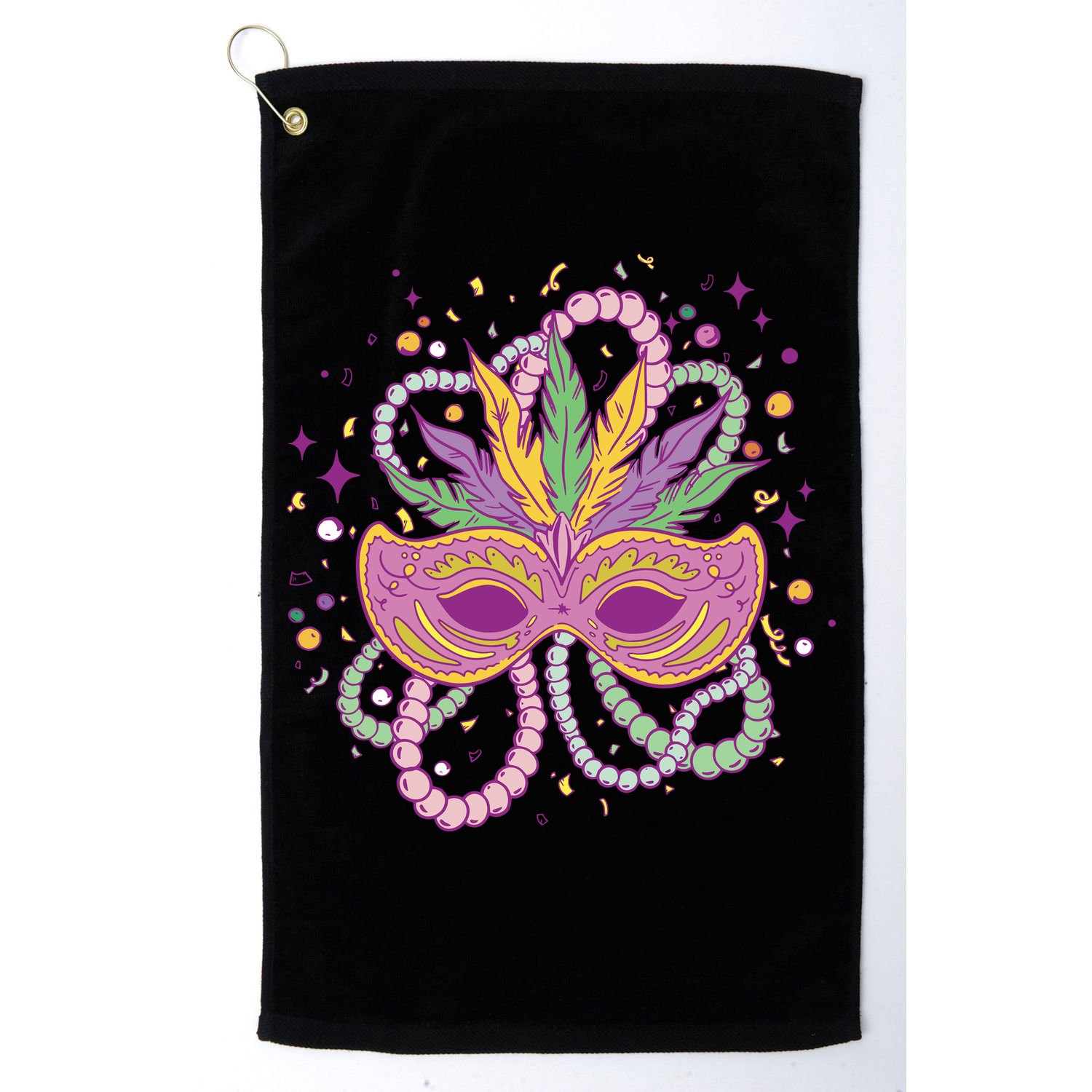 Mardi Gras Holiday Golf Towel