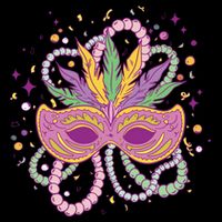 Mardi Gras Holiday Visor