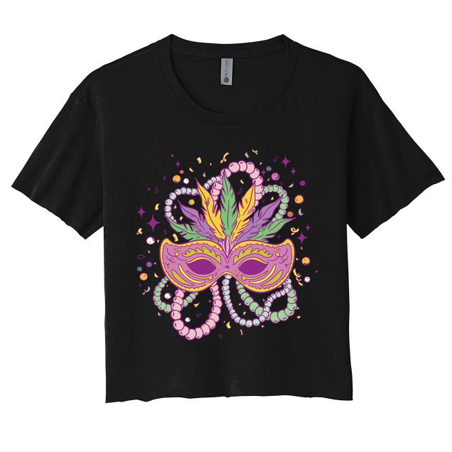 Mardi Gras Holiday Crop Top