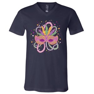 Mardi Gras Holiday V-Neck T-Shirt