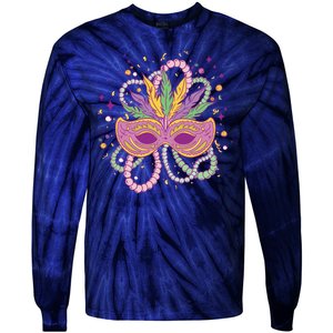 Mardi Gras Holiday Tie-Dye Long Sleeve Shirt