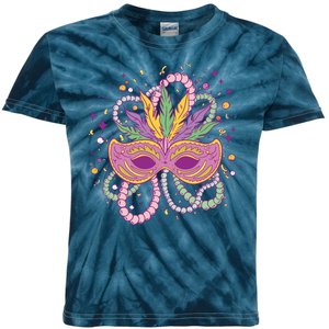 Mardi Gras Holiday Kids Tie-Dye T-Shirt