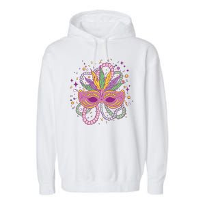 Mardi Gras Holiday Garment-Dyed Fleece Hoodie