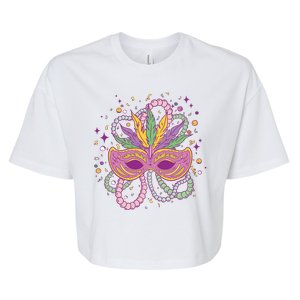 Mardi Gras Holiday Bella+Canvas Jersey Crop Tee