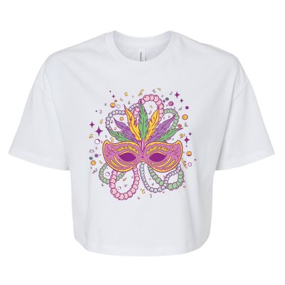 Mardi Gras Holiday Bella+Canvas Jersey Crop Tee