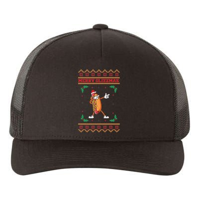 Merry Glizzmas Hot Ugly Christmas  Yupoong Adult 5-Panel Trucker Hat